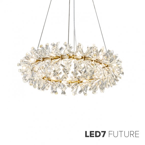 Loft Industry Modern - Stalactite 19 Circle Chandelier